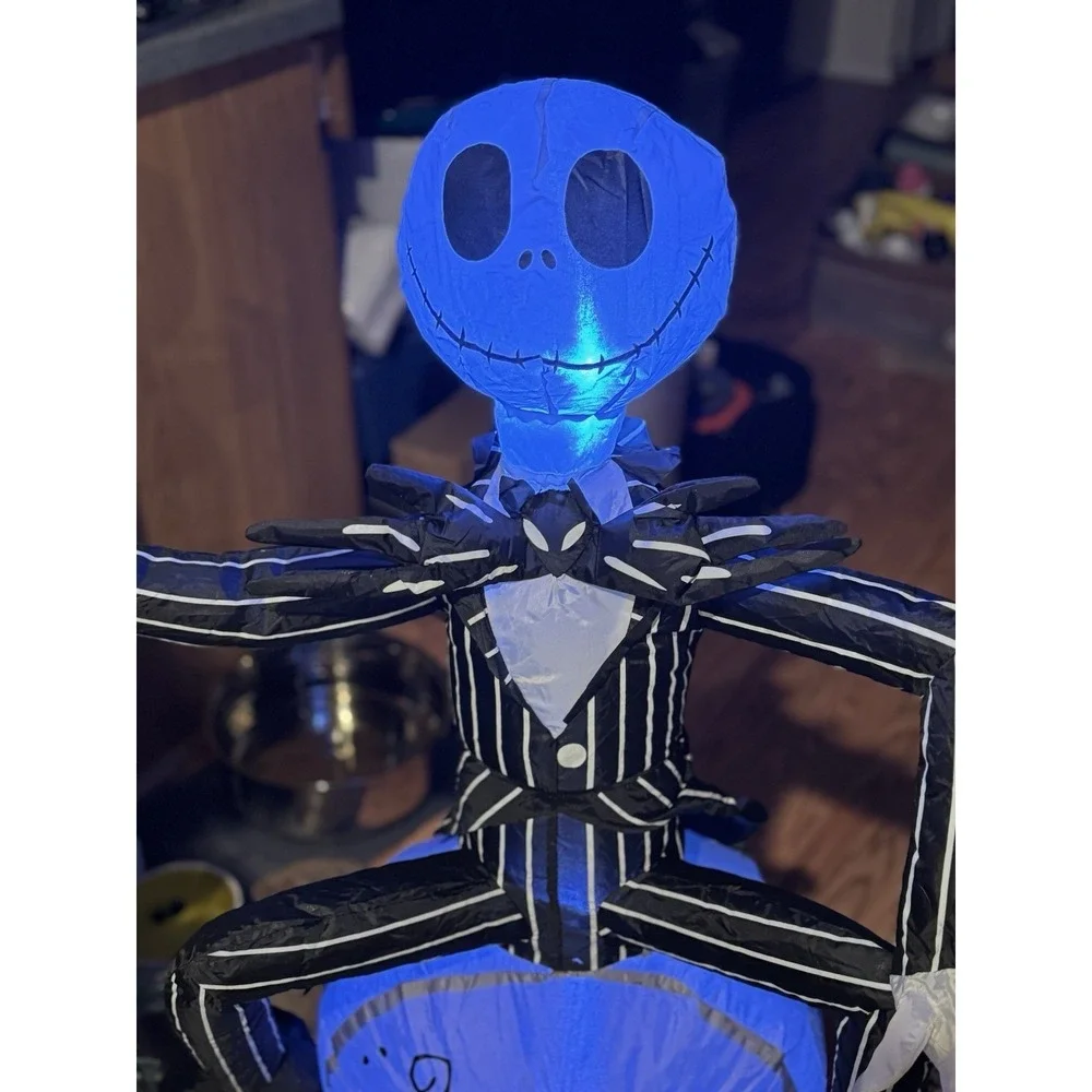 Nightmare Before Christmas Jack Skellington Inflatable 3.5 FT Gemmy Halloween